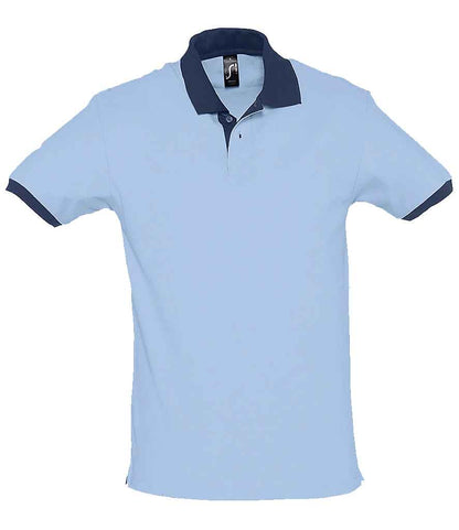 SOL'S Prince Contrast Cotton Piqu?¡ì| Polo Shirt - COOZO
