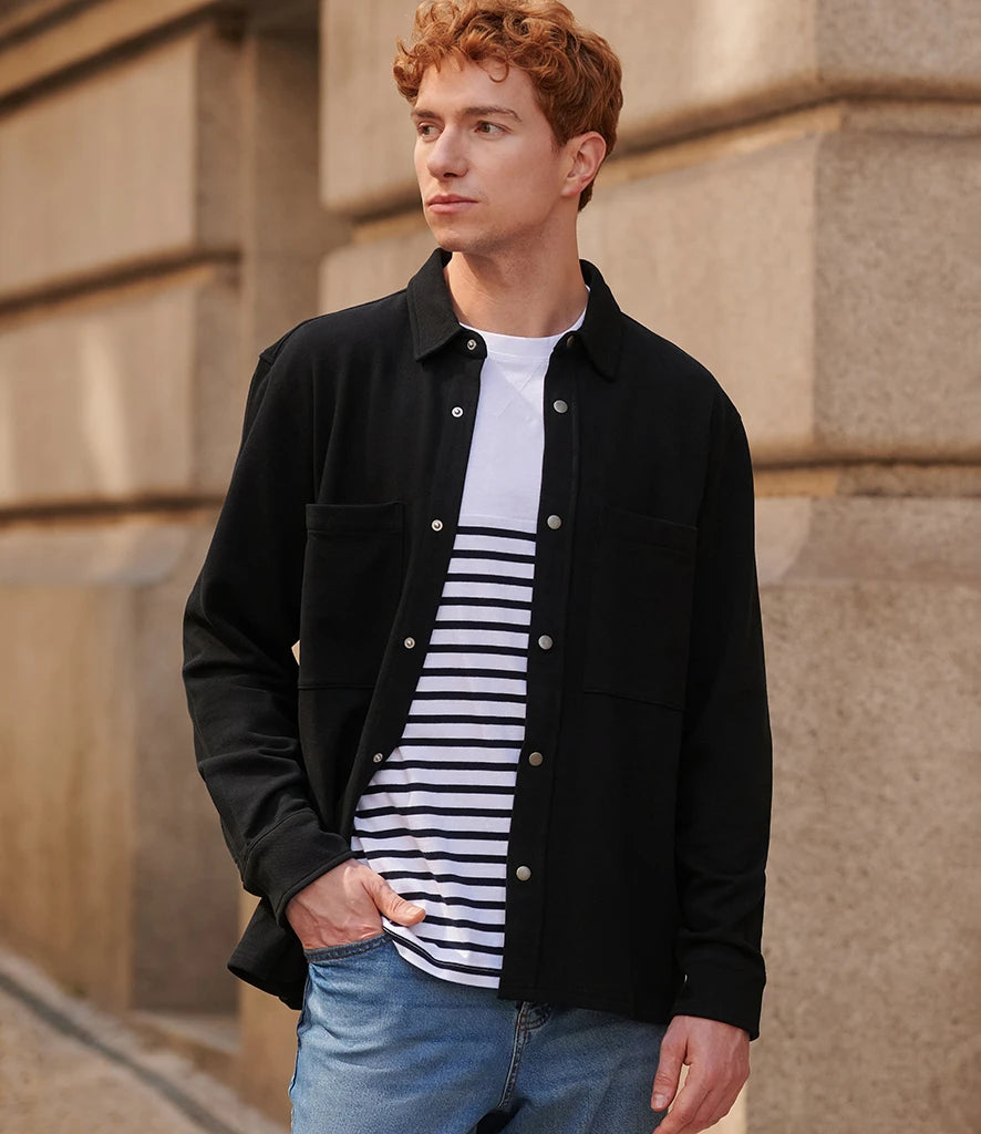 COOZO-Front Row Premium Pique Overshirt
