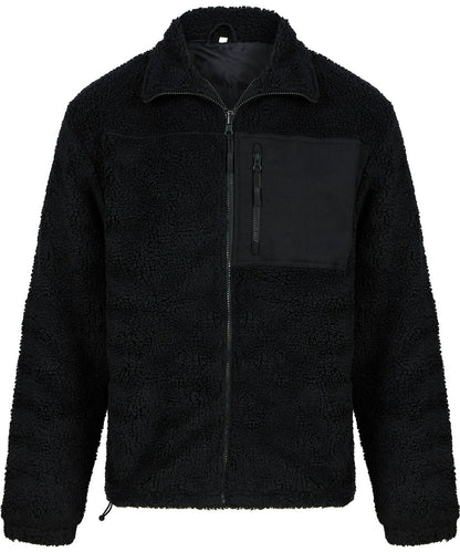 Front Row FR854 FR854 Front Row Recycled Sherpa Fleece Jacket - COOZO