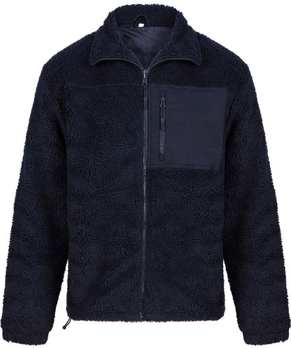 Front Row FR854 FR854 Front Row Recycled Sherpa Fleece Jacket - COOZO