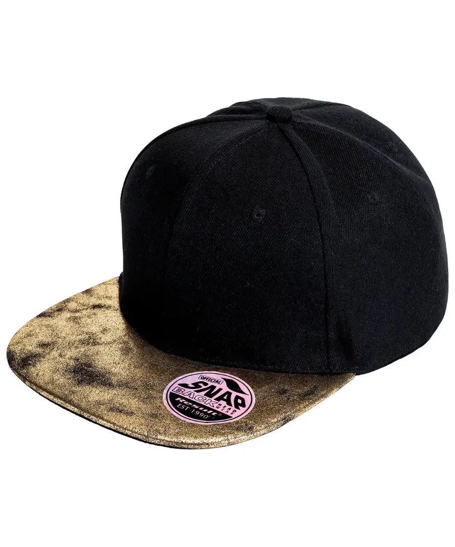 Result RC87X Bronx Glitter Snapback Cap 100% Acrylic twill - COOZO