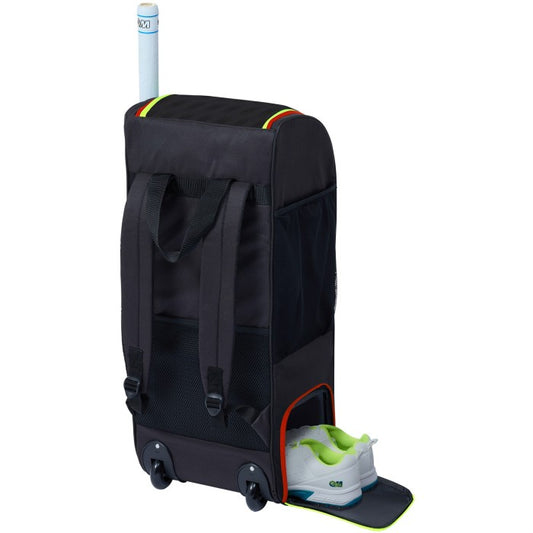 COOZO-GM CRICKET BAG RIVAL WHEELIE DUFFLE BLACK