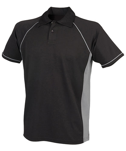 Finden and Hales LV370 Performance Piped Polo Shirt Other color - COOZO