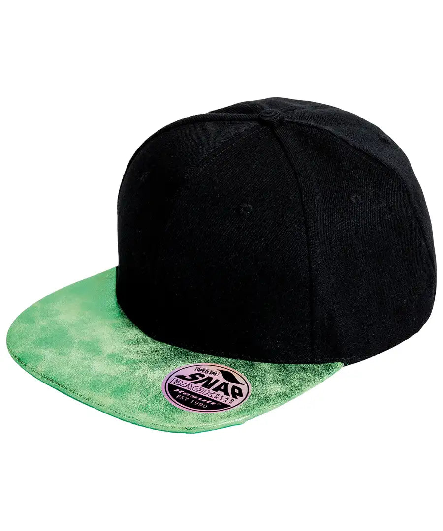Result RC87X Bronx Glitter Snapback Cap 100% Acrylic twill - COOZO