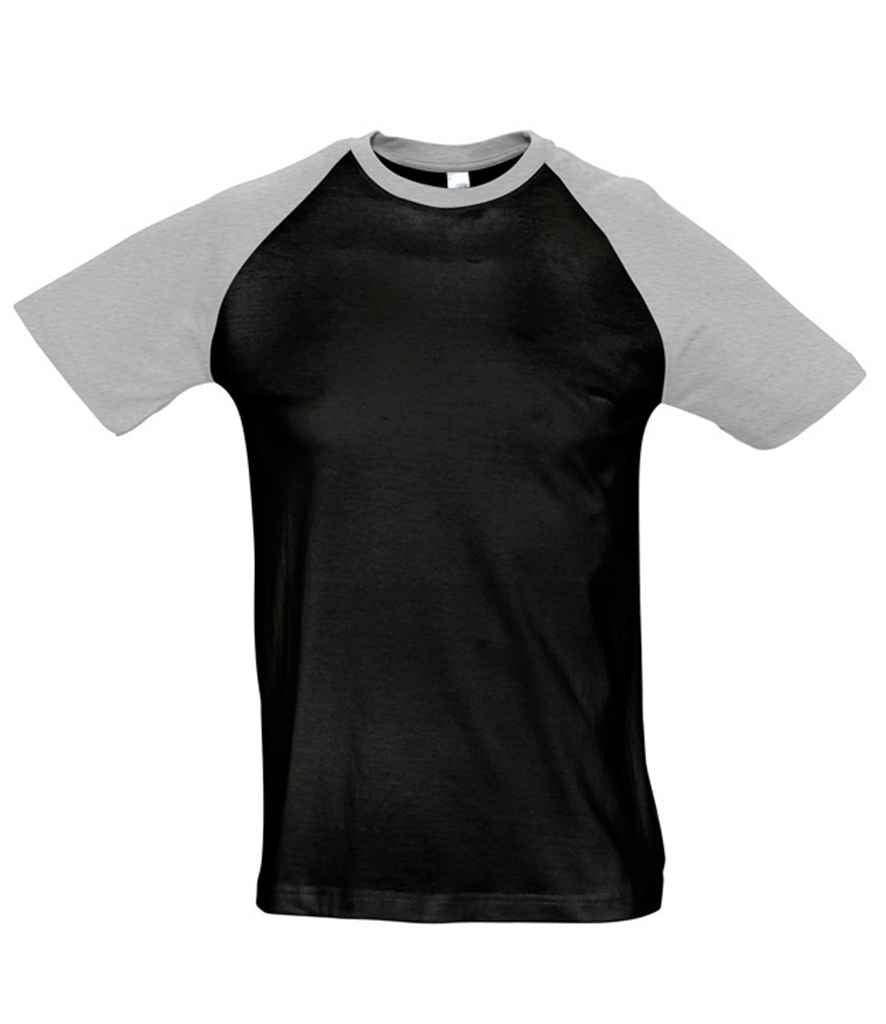 SOL'S Funky Contrast Baseball T-Shirt - COOZO