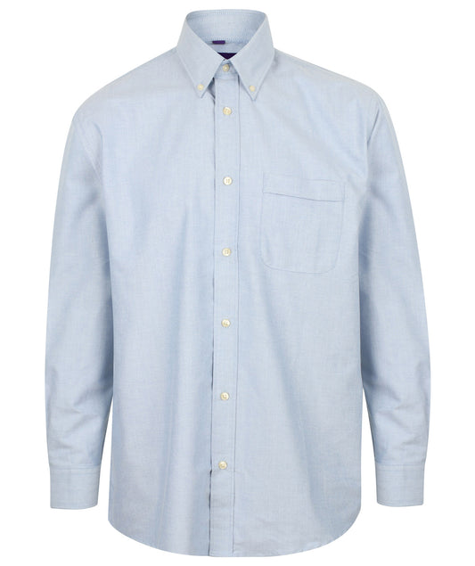 Henbury H582 LONG SLEEVE COTTON FEEL SHIRT