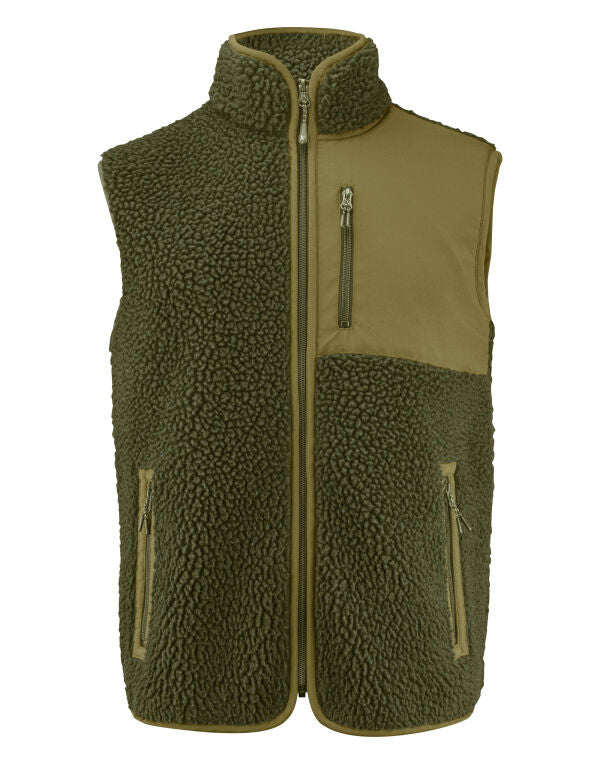 James Harvest HAR2111501 Kingsley Sherpa Fleece Vest - COOZO