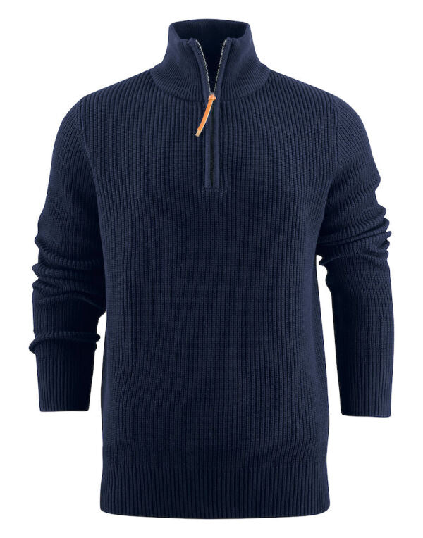 James Harvest HAR2112505 Flatwillow Heavy Knit 1/2 Zip Sweater - COOZO