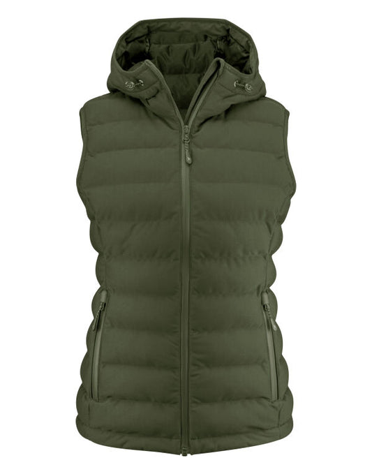 James Harvest HAR2121046 Ladies Woodlake Heights Padded Vest - COOZO