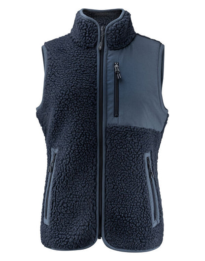 James Harvest HAR2121505 Ladies Kingsley Sherpa Fleece Vest - COOZO
