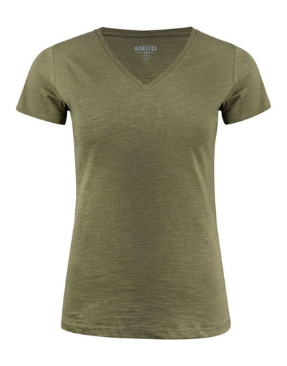 James Harvest HAR2124006 Whailford V-Neck Ladies T - COOZO