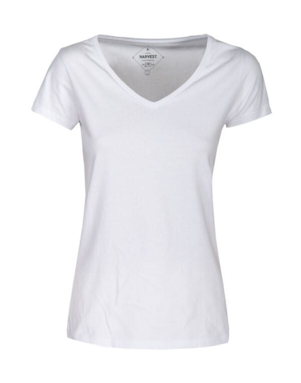 James Harvest HAR2124006 Whailford V-Neck Ladies T - COOZO