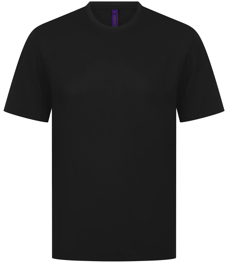 Henbury HB075 Henbury Unisex Coolplus Wicking Piqu T-Shirt - COOZO