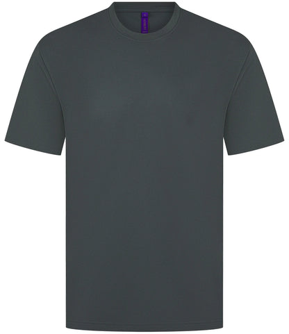 Henbury HB075 Henbury Unisex Coolplus Wicking Piqu T-Shirt - COOZO