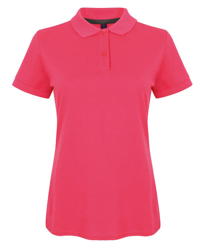 Henbury Ladies Modern Fit Cotton  Polo Shirt HB102 - COOZO