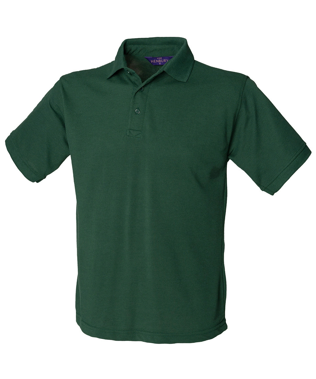 Henbury Heavy HB400 Poly/Cotton  Piqué Polo Shirt Stand up collar Taped neck Main color - COOZO