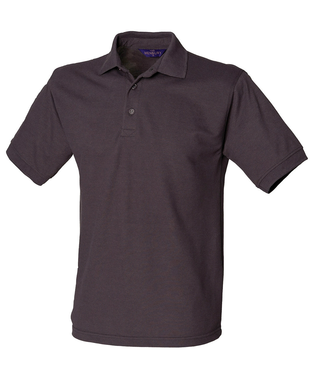 Henbury Heavy HB400 Poly/Cotton  Piqué Polo Shirt Stand up collar Taped neck Main color - COOZO