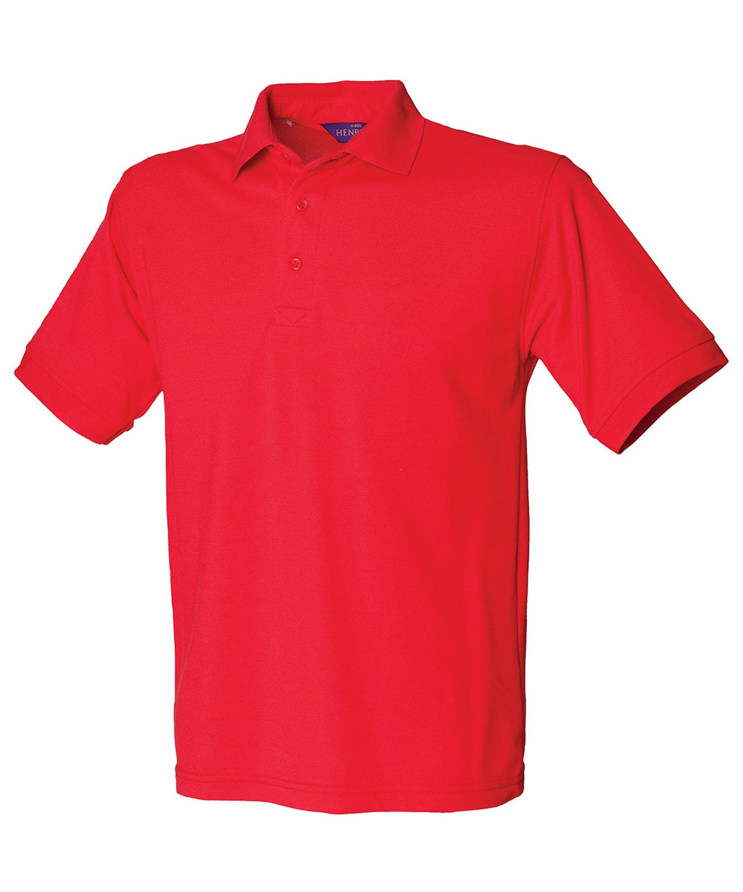 Henbury Heavy HB400 Poly/Cotton  Piqué Polo Shirt Stand up collar Taped neck Main color - COOZO