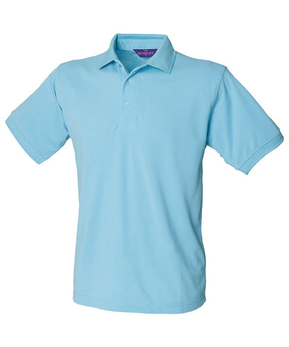 Henbury Heavy HB400 Poly/Cotton  Piqué Polo Shirt Stand up collar Taped neck Main color - COOZO