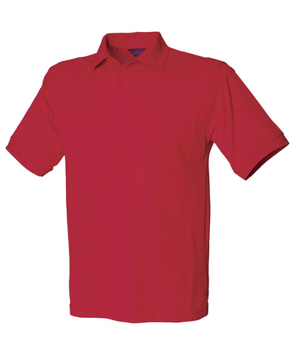 Henbury Heavy HB400 Poly/Cotton  Piqué  Polo Shirt Stand up collar Taped neck Other color - COOZO