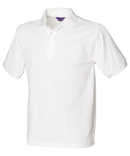 Henbury Heavy HB400 Poly/Cotton  Piqué Polo Shirt Stand up collar Taped neck Main color - COOZO