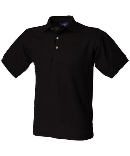 Henbury HB410 Ultimate Poly/Cotton Workwear Piqué Polo Shirt Stand up collar - COOZO