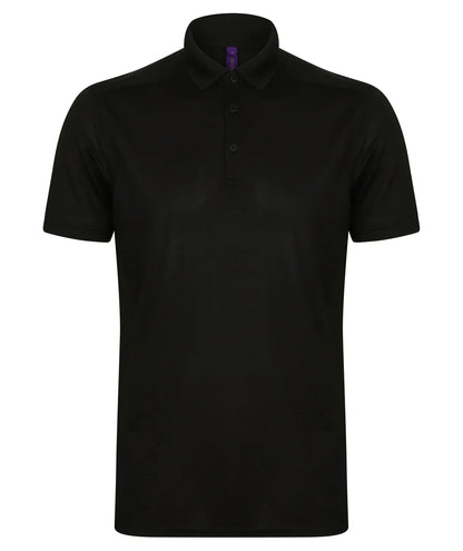 Henbury Slim Fit Stretch Microfine Polo Shirt HB460 - COOZO