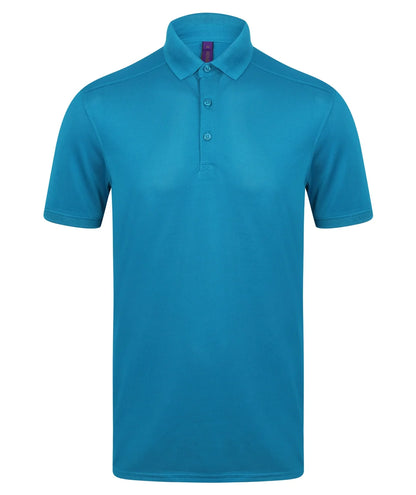 Henbury Slim Fit Stretch Microfine Polo Shirt HB460 - COOZO