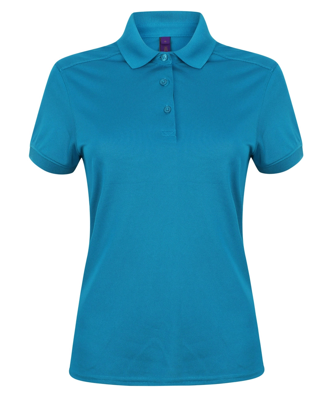 Henbury HB461 Ladies Slim Fit Stretch Microfine Piqu Polo Shirt - COOZO
