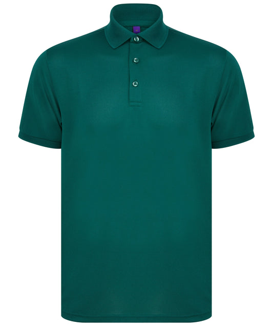 Henbury HB465 100% Recycled polyester polo shirt - COOZO