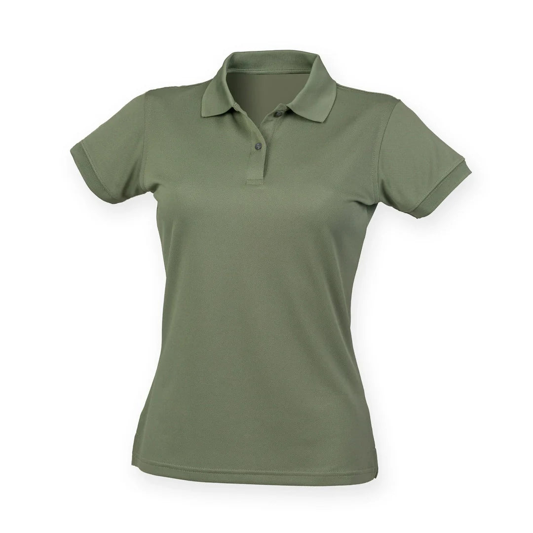 Henbury Ladies Coolplus Wicking Piqu??¨¬| olo Shirt Main color HB476 - COOZO