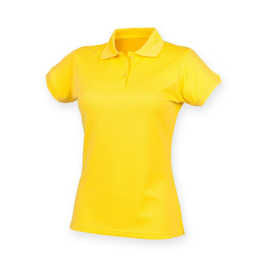 Henbury Ladies Coolplus Wicking Piqu??¨¬| olo Shirt Main color HB476 - COOZO