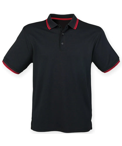 Henbury Coolplus Tipped Polo Shirt HB482 - COOZO