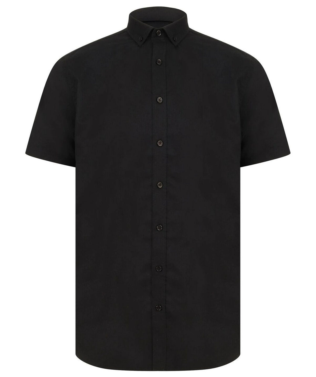 Henbury HB517 MENS SHORT SLEEVE MODERN OXFORD SHIRT - REGULAR FIT - COOZO