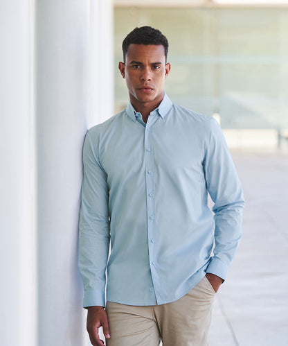 Henbury HB582 Long sleeve otton-feel Coolplus  shirt
