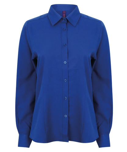 Henbury Ladies Long Sleeve Wicking Shirt HB591 - COOZO