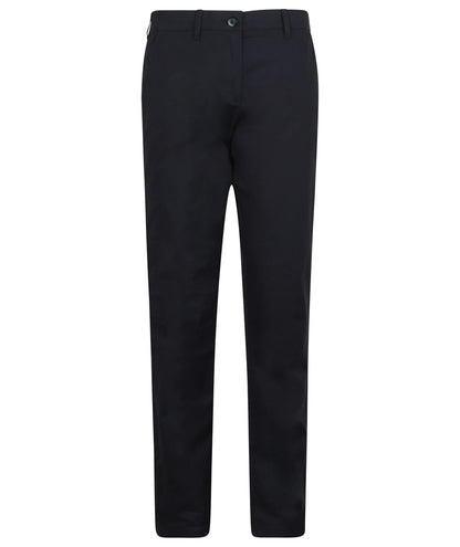 Henbury HB651 Ladies Stretch Chino Trousers Slim fit Belt loops - COOZO