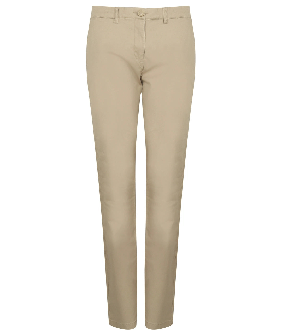 Henbury HB651 Ladies Stretch Chino Trousers Slim fit Belt loops - COOZO