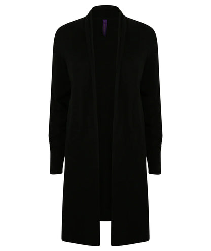 Henbury Ladies Longline Open Cardigan HB719 - COOZO