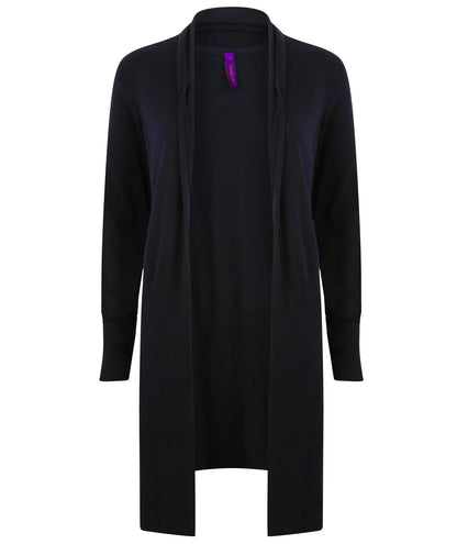 Henbury Ladies Longline Open Cardigan HB719 - COOZO