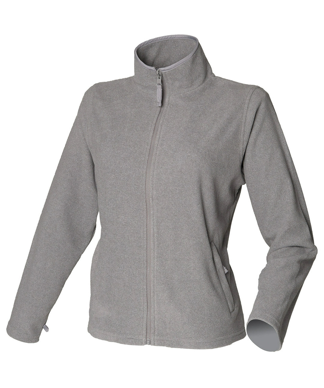Henbury HB851 Ladies Micro Fleece Jacket anti-pill finish Soft stand collar - COOZO
