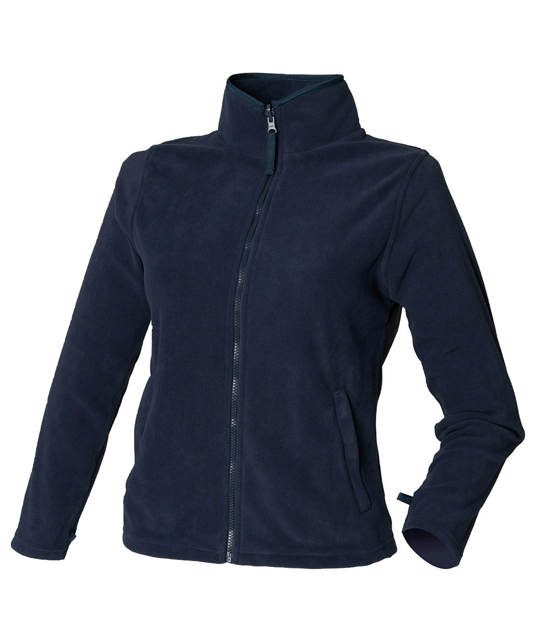 Henbury HB851 Ladies Micro Fleece Jacket anti-pill finish Soft stand collar - COOZO