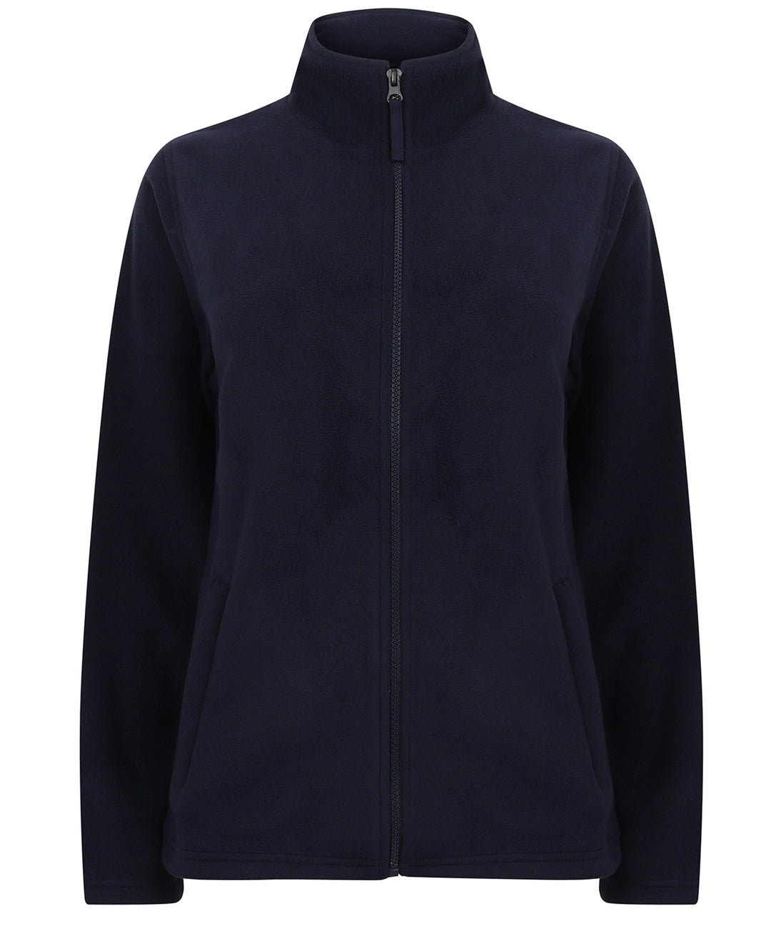 Henbury HB851 Ladies Micro Fleece Jacket anti-pill finish Soft stand collar - COOZO