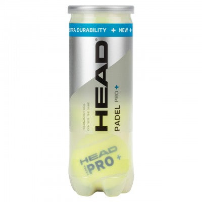 Head HDPPB3 Padel Pro + Balls (3-Ball Tubes)