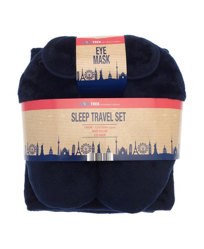 Home & Living HL041 Travel set (neck pillow, eye mask and fleece blanket)