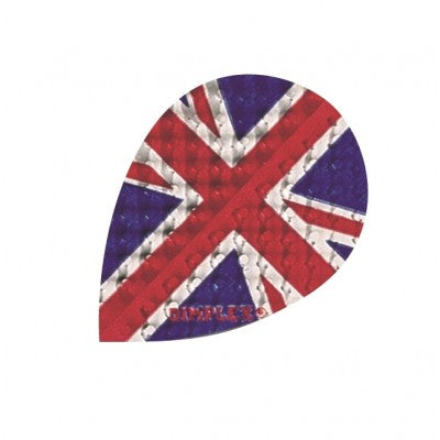 HARROWS HRDF14 Dimplex Pear Union Jack Dart Flights