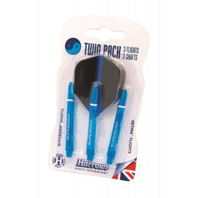 Harrows HRHTP Dart Stems and Flights Twin Pack - COOZO
