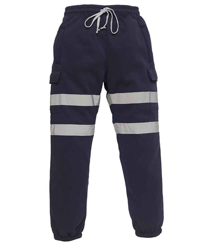 Yoko HV016T Mens Hi-Vis Jogging Bottoms Pants - COOZO