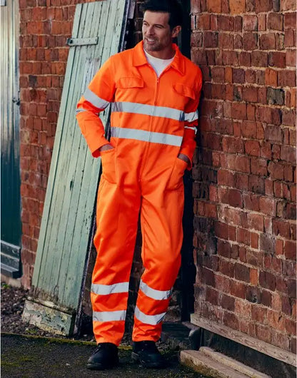 Yoko HV058-3M Hi-Vis Polycotton Coverall