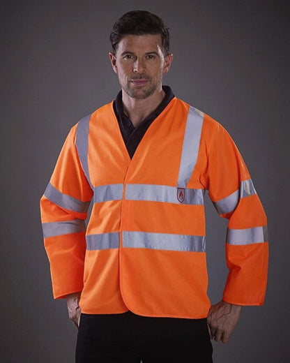 COOZO-HI-VIS FLAME RETARDANT WAISTCOAT CLASS 3